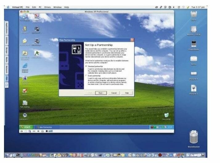Virtual PC for Mac émulateur Windows pour Mac